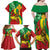 Ethiopia National Day Family Matching Off Shoulder Maxi Dress and Hawaiian Shirt Ethiopia Lion of Judah African Pattern