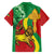 Ethiopia National Day Family Matching Off Shoulder Maxi Dress and Hawaiian Shirt Ethiopia Lion of Judah African Pattern