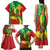 Ethiopia National Day Family Matching Tank Maxi Dress and Hawaiian Shirt Ethiopia Lion of Judah African Pattern