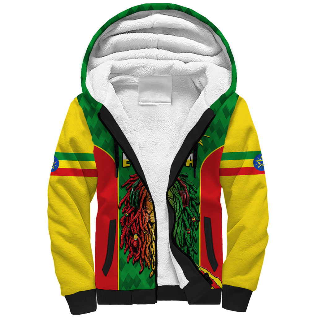 personalised-ethiopia-sherpa-hoodie-mens-dreadlock-rasta-lion-headphones