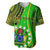 Polynesian Pride Cook Islands Baseball Jersey Kuki Airani Coat Of Arms - Wonder Print Shop