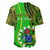 Polynesian Pride Cook Islands Baseball Jersey Kuki Airani Coat Of Arms - Wonder Print Shop