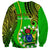 Polynesian Pride Cook Islands Sweatshirt Kuki Airani Coat Of Arms - Wonder Print Shop