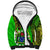 Personalised Cook Islands Sherpa Hoodie Kuki Airani Coat Of Arms - Wonder Print Shop