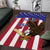 Custom USA 2024 Cricket Area Rug Go Champions Eagles - Wonder Print Shop