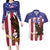 Custom USA 2024 Cricket Couples Matching Long Sleeve Bodycon Dress and Hawaiian Shirt Go Champions Eagles - Wonder Print Shop