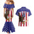 Custom USA 2024 Cricket Couples Matching Mermaid Dress and Hawaiian Shirt Go Champions Eagles - Wonder Print Shop