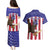 Custom USA 2024 Cricket Couples Matching Puletasi and Hawaiian Shirt Go Champions Eagles - Wonder Print Shop