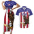 Custom USA 2024 Cricket Couples Matching Short Sleeve Bodycon Dress and Hawaiian Shirt Go Champions Eagles - Wonder Print Shop