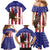 Custom USA 2024 Cricket Family Matching Mermaid Dress and Hawaiian Shirt Go Champions Eagles - Wonder Print Shop