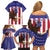 Custom USA 2024 Cricket Family Matching Off Shoulder Short Dress and Hawaiian Shirt Go Champions Eagles - Wonder Print Shop