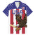 Custom USA 2024 Cricket Family Matching Short Sleeve Bodycon Dress and Hawaiian Shirt Go Champions Eagles - Wonder Print Shop