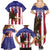 Custom USA 2024 Cricket Family Matching Summer Maxi Dress and Hawaiian Shirt Go Champions Eagles - Wonder Print Shop