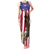 Custom USA 2024 Cricket Family Matching Tank Maxi Dress and Hawaiian Shirt Go Champions Eagles - Wonder Print Shop