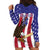 Custom USA 2024 Cricket Hoodie Dress Go Champions Eagles - Wonder Print Shop