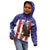 Custom USA 2024 Cricket Kid Hoodie Go Champions Eagles - Wonder Print Shop