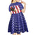 Custom USA 2024 Cricket Kid Short Sleeve Dress Go Champions Eagles - Wonder Print Shop