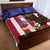 Custom USA 2024 Cricket Quilt Bed Set Go Champions Eagles