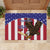 Custom USA 2024 Cricket Rubber Doormat Go Champions Eagles