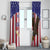 Custom USA 2024 Cricket Window Curtain Go Champions Eagles