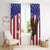 Custom USA 2024 Cricket Window Curtain Go Champions Eagles