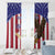 Custom USA 2024 Cricket Window Curtain Go Champions Eagles