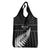 Custom New Zealand Silver Fern Cricket Grocery Bag Aotearoa Maori Go Black Cap