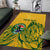 Custom South Africa Cricket Area Rug 2024 African Pattern Go Proteas - Wonder Print Shop