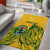 Custom South Africa Cricket Area Rug 2024 African Pattern Go Proteas - Wonder Print Shop