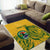 Custom South Africa Cricket Area Rug 2024 African Pattern Go Proteas - Wonder Print Shop