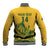 Custom South Africa Cricket Baseball Jacket 2024 African Pattern Go Proteas - Wonder Print Shop