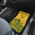 Custom South Africa Cricket Car Mats 2024 African Pattern Go Proteas - Wonder Print Shop