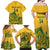 Custom South Africa Cricket Family Matching Off Shoulder Maxi Dress and Hawaiian Shirt 2024 African Pattern Go Proteas - Wonder Print Shop