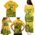 Custom South Africa Cricket Family Matching Puletasi and Hawaiian Shirt 2024 African Pattern Go Proteas - Wonder Print Shop