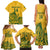 Custom South Africa Cricket Family Matching Tank Maxi Dress and Hawaiian Shirt 2024 African Pattern Go Proteas - Wonder Print Shop