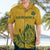 Custom South Africa Cricket Hawaiian Shirt 2024 African Pattern Go Proteas - Wonder Print Shop