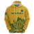 Custom South Africa Cricket Hoodie 2024 African Pattern Go Proteas - Wonder Print Shop