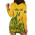 Custom South Africa Cricket Hoodie Dress 2024 African Pattern Go Proteas - Wonder Print Shop