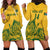 Custom South Africa Cricket Hoodie Dress 2024 African Pattern Go Proteas - Wonder Print Shop