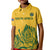 Custom South Africa Cricket Kid Polo Shirt 2024 African Pattern Go Proteas - Wonder Print Shop