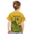 Custom South Africa Cricket Kid T Shirt 2024 African Pattern Go Proteas - Wonder Print Shop