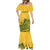 Custom South Africa Cricket Mermaid Dress 2024 African Pattern Go Proteas - Wonder Print Shop