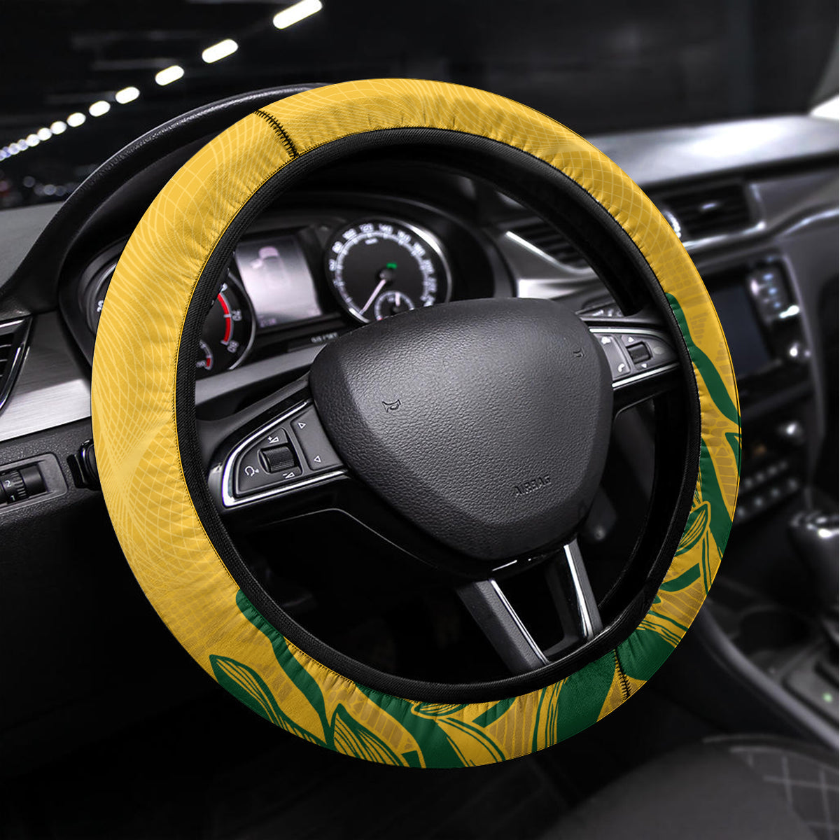 South Africa Cricket Steering Wheel Cover 2024 African Pattern Go Proteas