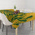 Custom South Africa Cricket Tablecloth 2024 African Pattern Go Proteas