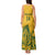 Custom South Africa Cricket Tank Maxi Dress 2024 African Pattern Go Proteas - Wonder Print Shop