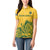 Custom South Africa Cricket Women Polo Shirt 2024 African Pattern Go Proteas