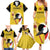 Custom Uganda Cricket Family Matching Summer Maxi Dress and Hawaiian Shirt Ugandan Grey Crowned Crane - Wonder Print Shop