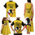 Custom Uganda Cricket Family Matching Tank Maxi Dress and Hawaiian Shirt Ugandan Grey Crowned Crane - Wonder Print Shop