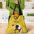 Custom Uganda Cricket Grocery Bag Ugandan Grey Crowned Crane