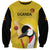 Custom Uganda Cricket Sweatshirt Ugandan Grey Crowned Crane - Wonder Print Shop